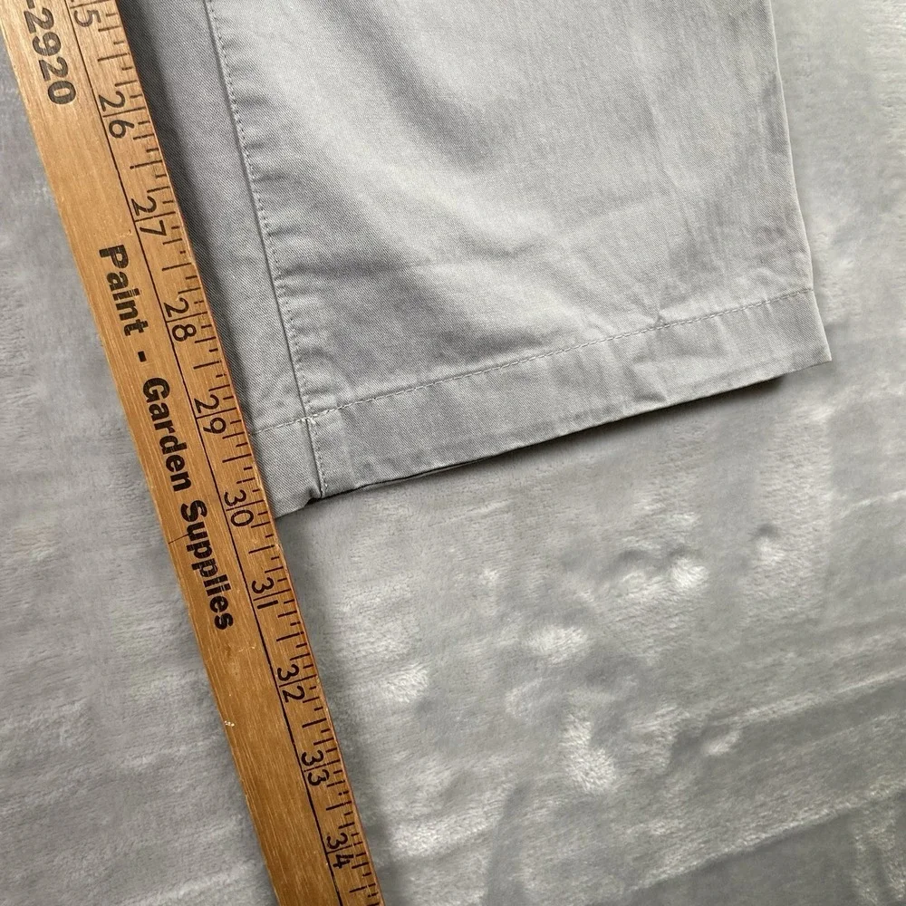 John Varvatos Pants Mens 30x30 Straight Fit Chino Flat Front Cotton Cupro Blend